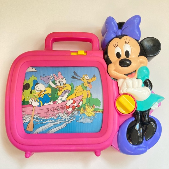 DISNEY - Minnie Mouse wind up Musical TV Vintage - Picture 9 of 9